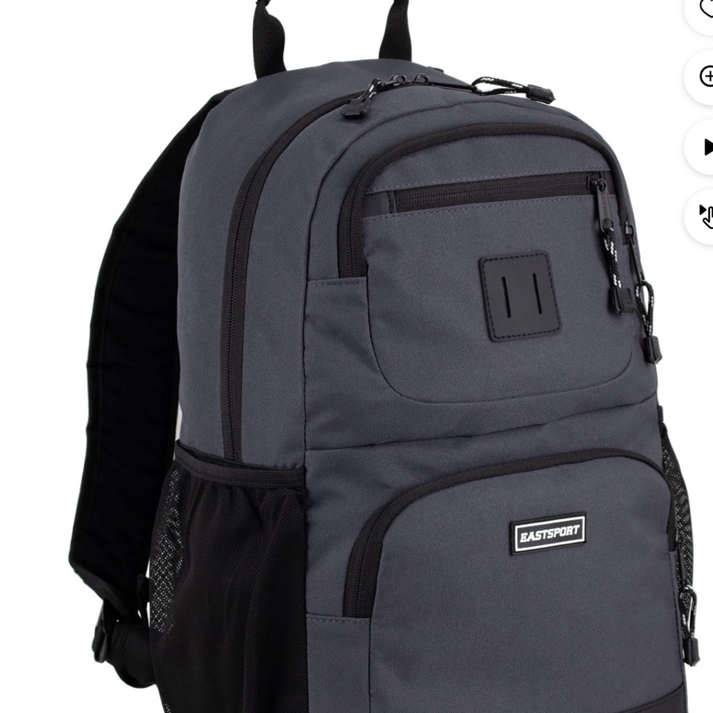 Eastsport Charcoal Backpack NWT